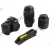 Nikon D3200 18-55VR&55-300 VR KIT <Black>  (24.7Mpx,27-450mm, 3x&5.5x,JPG/RAW,SDXC,3.0",USB2.0,HDMI,AV,Li-Ion)