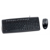Клавиатура + мышь Genius KM-220 клав:черный мышь:черный PS/2 Multimedia (31330201103)