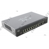 Cisco SF302-08P <SRW208P-K9-EU> Управляемый коммутатор (8UTP 10/100Mbps PoE  +  2Combo  1000BASE-T/SFP)