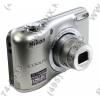 Nikon CoolPix L27 <Silver> (16.1Mpx, 26-130mm, 5x, F3.2-6.5, JPG, SDXC, 2.7", USB2.0,  AV, AAx2)