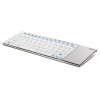 Клавиатура Rapoo E2700 Smart TV белый/серебристый USB беспроводная slim Touch (11313)