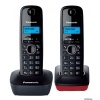 Телефон DECT Panasonic KX-TG1612RU3 АОН, Caller ID 50, 12 мелодий, + дополнительная трубка