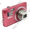 Nikon CoolPix S3500 <Draw Pink> (20.1Mpx, 26-182mm, 7x, F3.4-6.4, JPG, SDXC, 2.7", USB2.0, AV, Li-Ion)