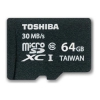 (SD-C064UHS1(BL5A) Карта памяти Toshiba, стандарт microSDXC класс 10 (UHS I), 64 Gb (SDMicro10-64GB/T-U)