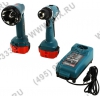 Makita <6271DWALE> Аккум. дрель-шуруповерт+фонарь (30 Нм, 1300 об/мин, 12V, 1900 мАч 2xNiCd, 2  скорости, кейс)