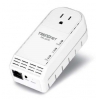 Адаптер TrendNet (TPL-307E) Powerline HomePlug AV 200 Мбит/с адаптер с интерфейсом Ethernet 10/100 Мбит/с и дополнительной розеткой