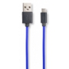 Кабель Ifrogz UniqueSync microUSB-USB синий 1m (IFZ-SYNCUSB-BLU)