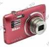 Nikon CoolPix S3500 <Pink> (20.1Mpx, 26-182mm, 7x, F3.4-6.4, JPG, SDXC, 2.7", USB2.0, AV, Li-Ion)