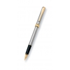 Ручка перьевая. Magellano. Корпус хромирован,отделка позолота,перо-позолота. (AU-A10)