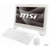 Моноблок MSI AE1920-254RU (White) <Intel Atom D525, iNM10, DDR3*2Gb, HDD*320Gb, 18.5", Tray-in DVD SuperM, GBLan, WCam, W7 Starter, 65W, Retail> (9S6-A92313-254)