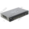 Cisco <SRW208MP-K9-EU> SF302-08MP Управляемый коммутатор (8UTP 10/100Mbps PoE  +  2Combo  1000BASE-T/SFP)