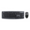 Клавиатура + мышь Genius KM-110X клав:черный мышь:черный PS/2 (31330026106)