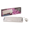 Клавиатура + мышь Mediana KM-306 клав:белый/серый мышь:белый/серый USB беспроводная (92306WHITE)