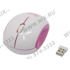 CBR Wireless Optical Mouse<S14 Pink> (RTL)  USB  3but+Roll,  беспроводная