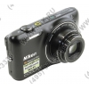 Nikon CoolPix S6600 <Black> (16Mpx, 25-300mm, 12x, F3.3-6.3, JPG,SDXC, 3.0",USB2.0,WiFi,  AV,  HDMI,  Li-Ion)