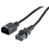 Удлинитель Hama H-29978 кабеля питания с заземлением 1.5 м 3x0.75 кв.мм черный (00029978) (мин.кол.5)