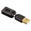 Адаптер Hama H-54538 USB 2.0 A-A (m-f) поворотный до 180 гр. позолоченные контакты 3зв черный (00054538)