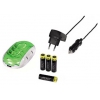 Зарядное устройство Hama H-87033 Delta Plus для 2/4xAA/AAA +4xAA/2100мАч разъем USB 12В/110-240В (00087033)