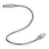 Кабель USB Hama A-B (m-f) Goose Neck 0.4м хромированный (H-39745) (00039745)