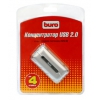 Сетевой хаб Buro ST1016-BURO USB 2.0 на 4 порта актитвный (с адаптером 220В и кабелем)