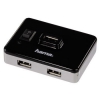 Разветвитель USB 2.0 Hama Switch4Active 4порт. черный (00054570)