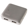 Разветвитель USB 3.0 Hama H-53243 портов:4 серебристый (00053243)