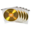 Конверты Hama H-51175 для 2 CD/DVD с крючками для подвески 25 шт. полипропилен белый/прозрачный (00051175)