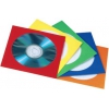 Конверты Hama H-51090 для CD/DVD бумажные с прозрачным окошком 100 шт. 5 цветов  (00051090)