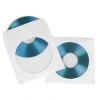 Конверты Hama H-49994 для CD/DVD бумажные с прозрачным окошком 50 шт. белый (00049994)