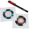 Конверты Hama H-51078 для mini-CD/mini-DVD бумажные с прозрачным окошком 8.6 х 8.6 см 25 шт. белый  (00051078)