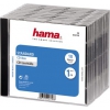 Коробка Hama на 1CD/DVD H-44746 Jewel Case прозрачный (упак.:10шт) (00044746)