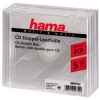 Коробка Hama на 2CD/DVD H-44752 прозрачный (упак.:5шт) (00044752)