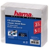 Коробка Hama H-83995 Standard Super Jewel для 2хCD/DVD дисков 5 шт. прозрачная (00083995)
