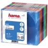 Коробка Hama на 1CD/DVD H-51166 Slim Box разноцветный (упак.:25шт) (00051166)
