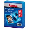Коробка Hama H-51349 для Blu-ray дисков Jewel Case 3 шт. голубой (00051349)