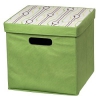 Коробка Hama H-96179 складная универсальная с крышкой 30 х 30 х 30 см картон/флис зеленый (00096179)