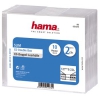Коробка Hama H-51274 Коробки для 2-х CD дисков Slim Double 10 шт. прозрачный  (00051274)