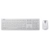 Клавиатура + мышь Asus W3000 клав:белый мышь:белый USB беспроводная slim Multimedia (90-XB2400KM00160)
