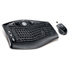Клавиатура + мышь Genius ErgoMedia 8000 клав:черный мышь:черный USB беспроводная Multimedia (31340040102)