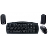 Клавиатура + мышь Genius KMS U110 клав:черный мышь:черный USB (31280224106)