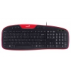 Клавиатура Genius KB-M205 red PS/2 (6 горячих клавиш) Сolour box (31310465102)