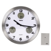 Часы настенные аналоговые Hama AG-300 H-113982 серебристый (00113982)
