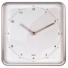 Часы Hama H-104948 настенные аналоговые AG-265 бесшумные алюминий/стекло белый/серебристый  (00104948)