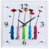 Часы настенные Hama Flowers color аналоговые 30х30см стекло (H-113992) (00113992)