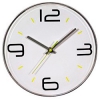 Часы Hama H-104941 настенные аналоговые PP-278 диаметр 27.8 см пластик белый  (00104941)