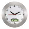 Часы Hama H-92636 настенные аналог RCW500 только для Европы диаметр 30 см пластик бел/серебр  (00092636)
