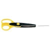 Ножницы Alco 1472 фигурные зигзаг 15.5см сталь желтый пластиковые ручки