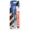 Ручка гелевая Zebra J-Roller RX  0,5мм синий/синий блистер (2шт) (306 202620)