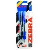 Ручка гелевая Zebra SARASA авт.  0,5мм черный/синий блистер (2шт) (306 303312)