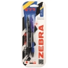 Ручка гелевая Zebra SARASA авт.  0,7мм черный/синий блистер (2шт) (306 303212)